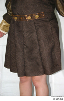  Photos Medieval Woman in brown dress 1 brown dress historical Clothing leg lower body medieval 0002.jpg
